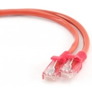 Gembird patchcord RJ45, cat.5e, UTP, 0.5m, red