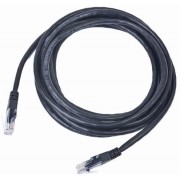 Gembird patchcord RJ45, cat.5e, UTP, 5m, black