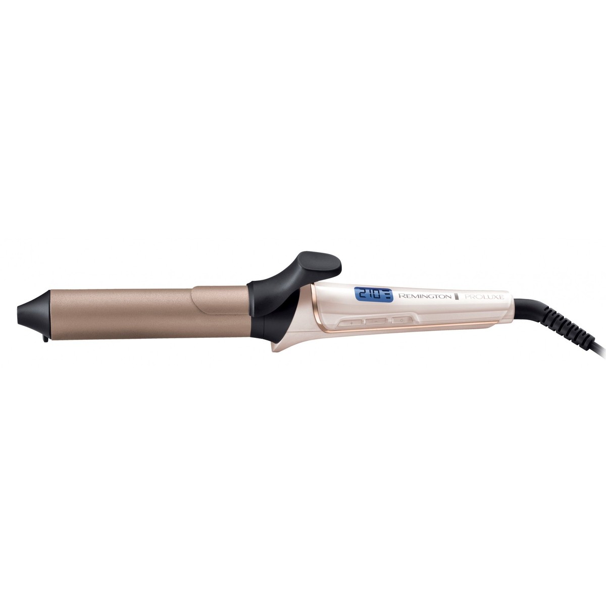 Ondulator Remington PROluxe CI9132, Invelis Grip-Tech, Tehnologie OPTIheat, 210 grade, 10 setari de temperatura, Functie PRO+, 32 mm