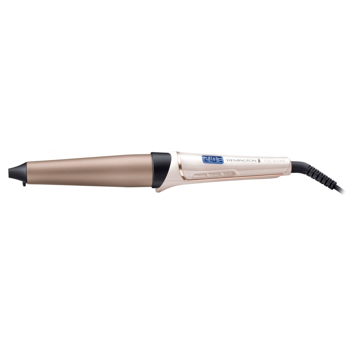 Ondulator Remington PROluxe CI91X1, Invelis Grip-Tech, Tehnologie OPTIheat, 210 grade, 10 setari de temperatura, Functie PRO+, 25-38 mm