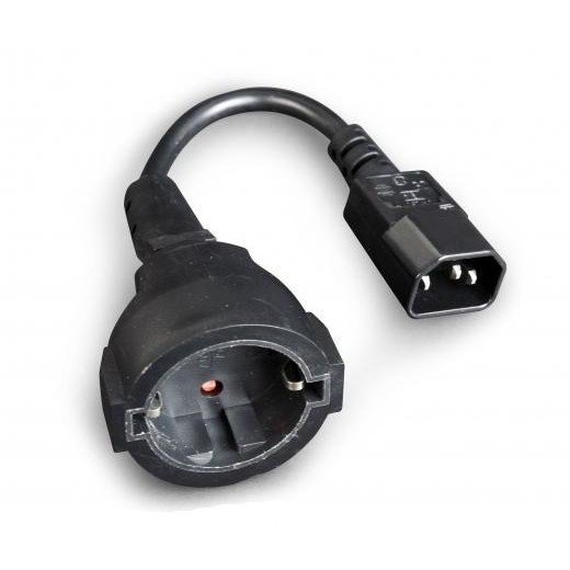 CABLU ALIMENTARE C14 tata la Schuko mama, Gembird PC-SFC14M-01