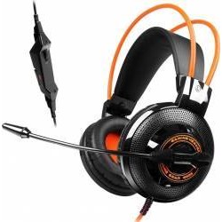 Casti gaming Somic G925, Negru/Portocaliu