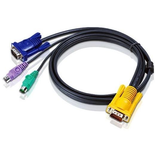 I/O Acc Cable Ps2 Kvm 6m/3 In 1 Sphd 2l-5206p Aten