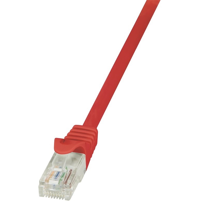 LOGILINK - Cablu Patchcord CAT6 U/UTP EconLine 1,00m rosu