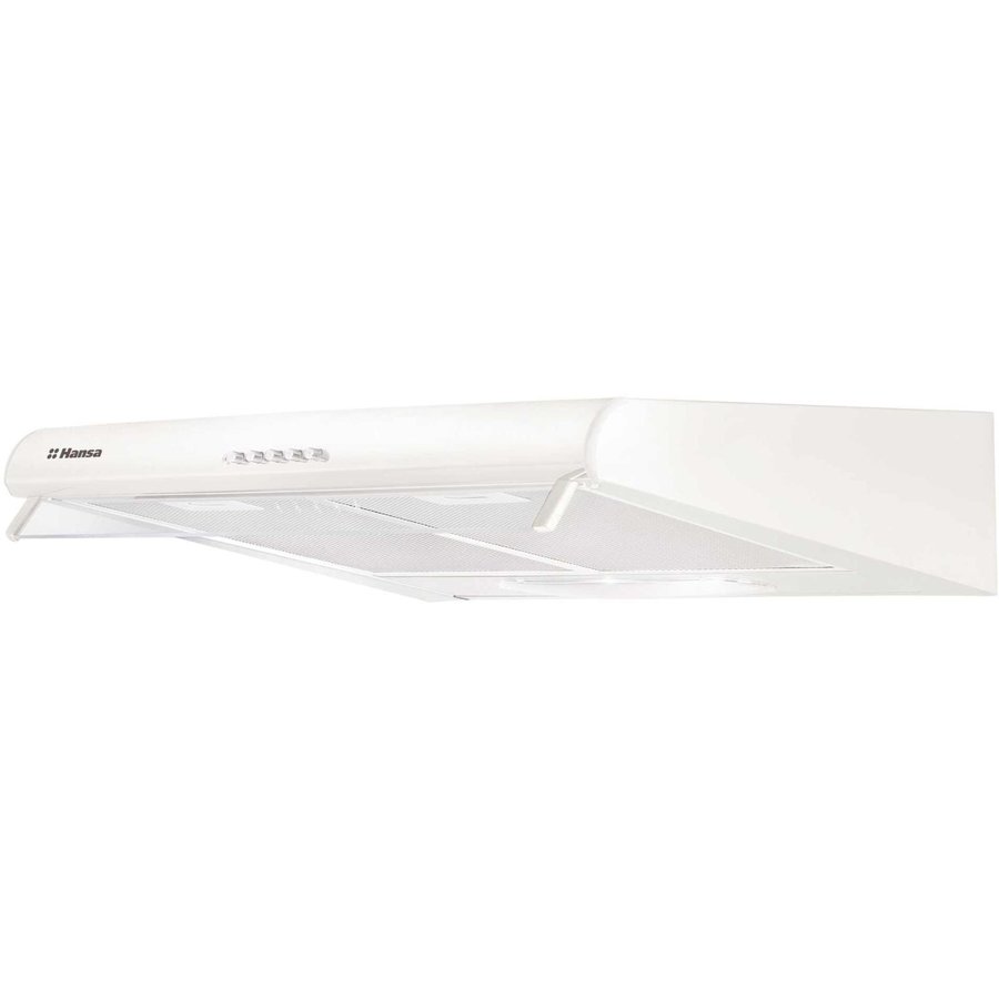 Hota de bucatarie Hansa OSC6212WH, 1 motor, putere absorbtie 280mc/h, filtru de grasime, iluminare standard, dimensiune 14x60x49.5, culoare alb