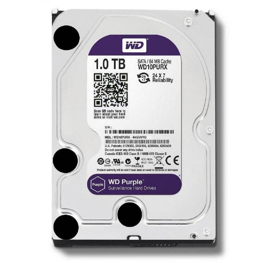 Wd Hdd3.5 1tb Sata Wd10purz