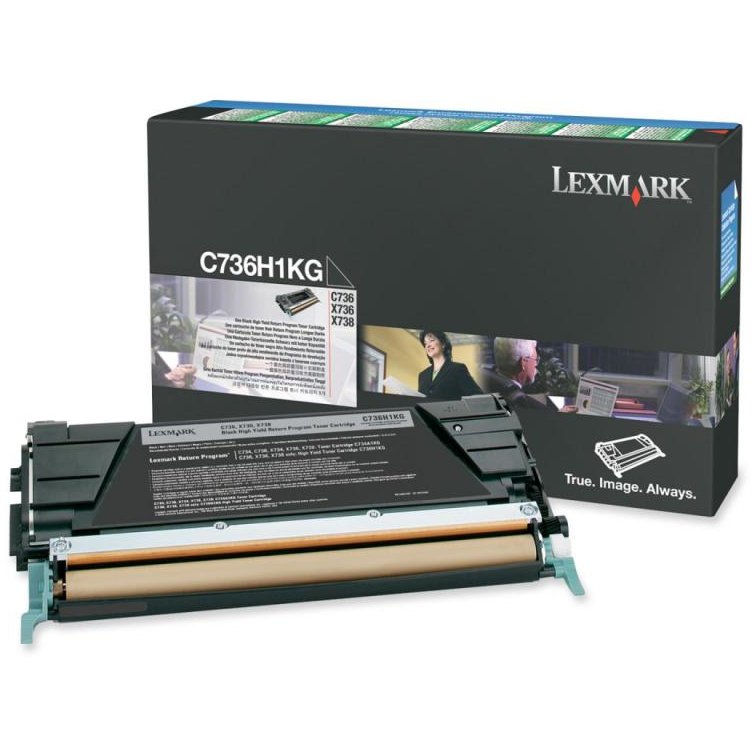 Cartus toner Lexmark C736H1KG, black, 12 k
