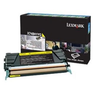 Cartus toner Lexmark X748H3YG, yellow, 10 k