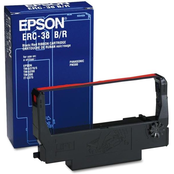 ERC-38B/R RIBBON NEGRU ROSU
