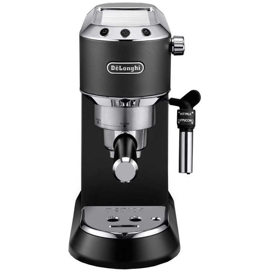 Espressor manual DeLonghi Dedica Style EC 685, 1300 W, 15 Bar, 1.1 l, Slim, Negru