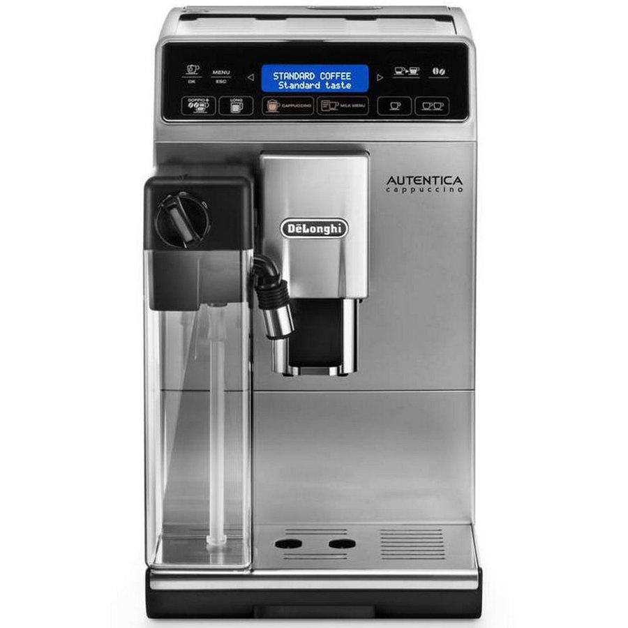 Espressor automat De'Longhi  Autentica Cappuccino ETAM 29.660 SB, 1450W, 15 bar, 1.4L, argintiu/negru