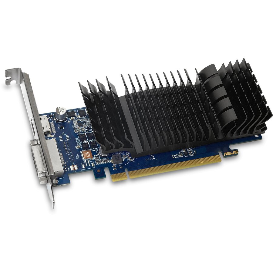 Asus Gt 1030, 2gb Gddr5 64 Bit, Dvi, Hdmi, Heatsink