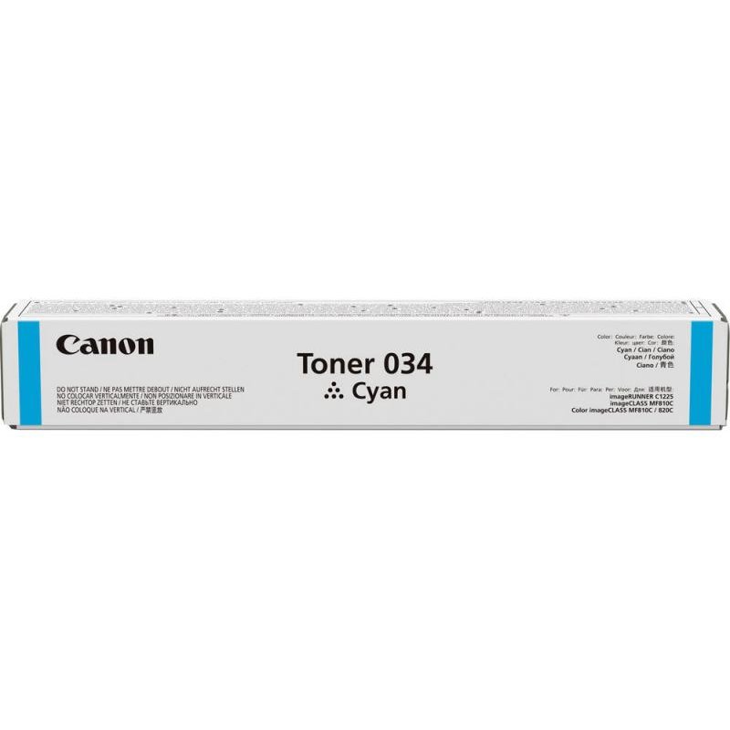 CANON 034C CYAN TONER CARTRIDGE