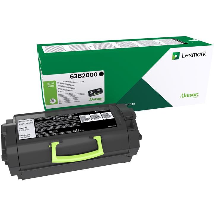 LEXMARK 63B2000 BLACK RETURN PROG. TONER