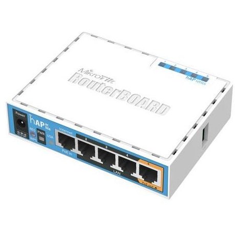 MIKROTIK AP hAP AC LITE 5LAN FE USB POE