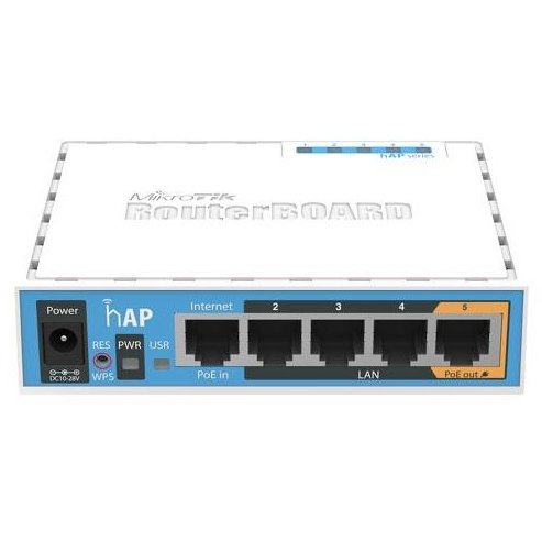 MIKROTIK AP hAP N 5LAN FE POE IN/OUT