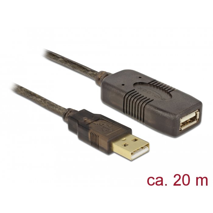 Delock Cable USB 2.0 Extension active 20 m