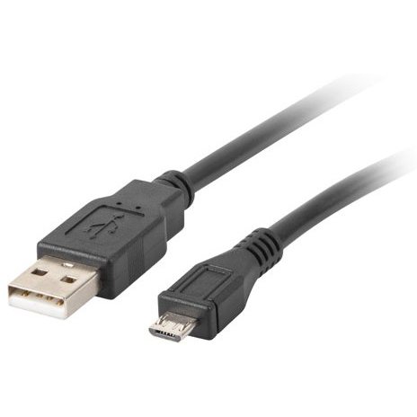 Lanberg cable USB 2.0 micro AM-MBM5P 1.8m black
