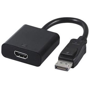Gembird Displayport Male To Hdmi Female Adapter, 10cm, Black