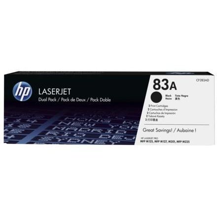 Toner Hp 83a Black Dual Pack