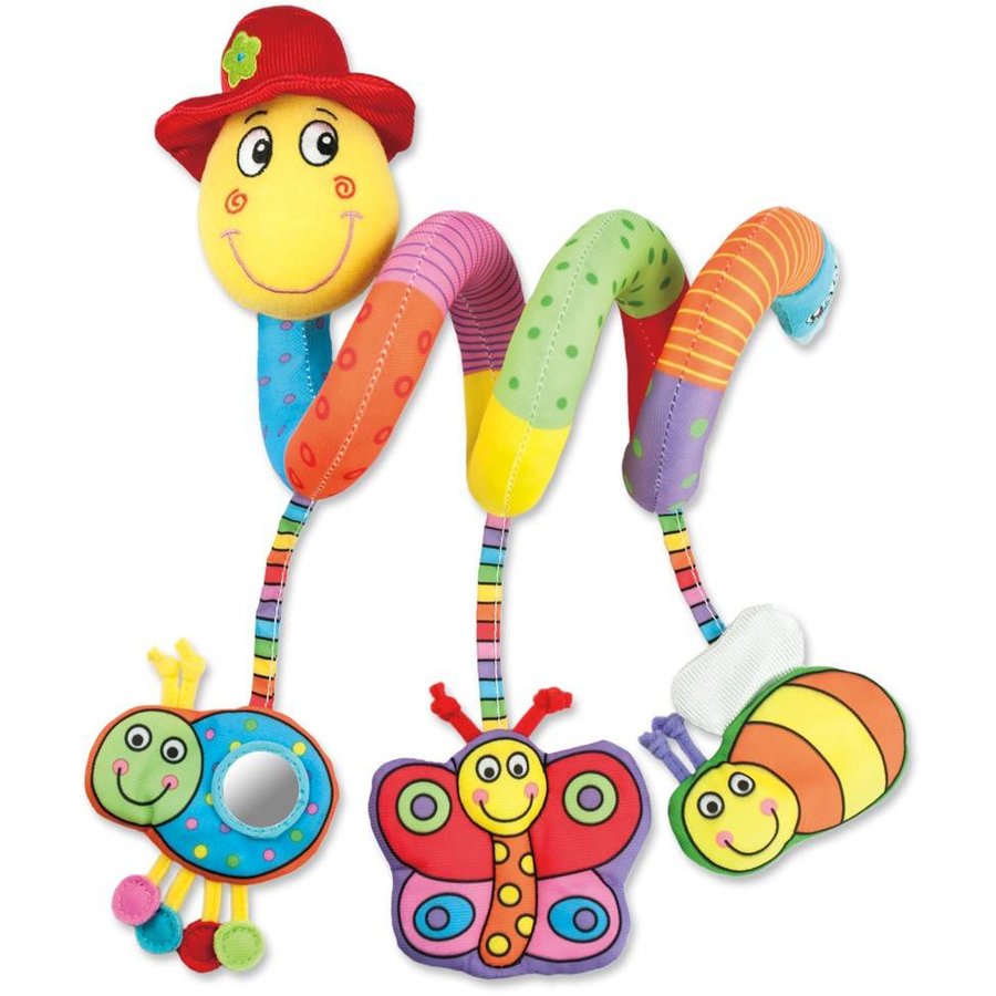Jucarie pentru patut si carucior Wiggly Worm