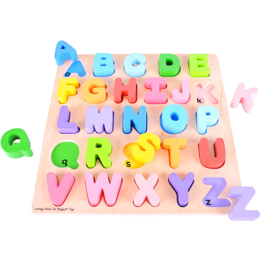 Puzzle colorat - alfabet