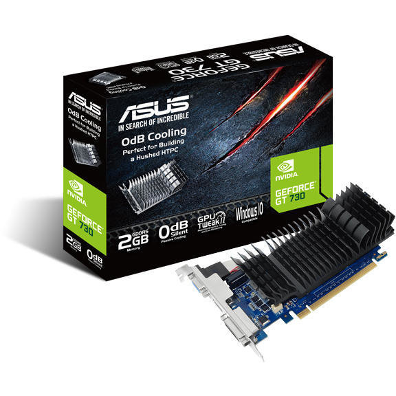 Placa Video Asus Nvidia Gt 730 2gb Gddr5 (Gt730-Sl-2gd5-Brk)