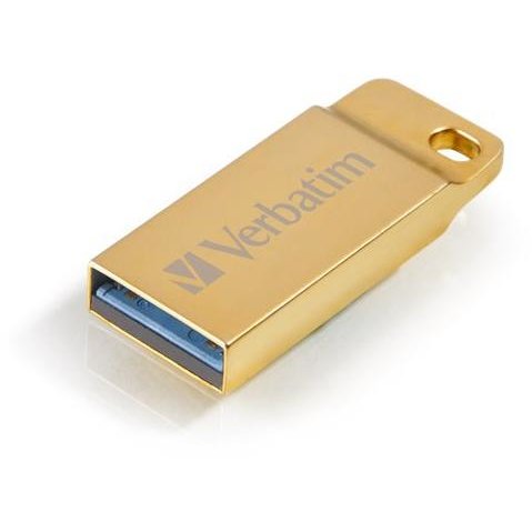 Memorie USB Verbatim Exclusive Metal 32 GB, USB 3.0, Gold