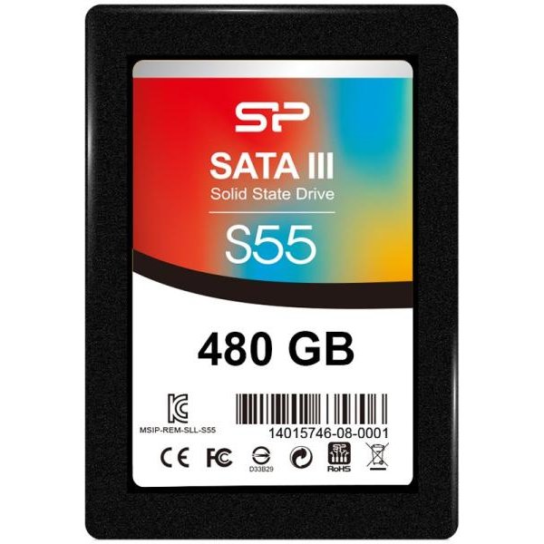 SSD Silicon Power S55, 480GB, 2,5