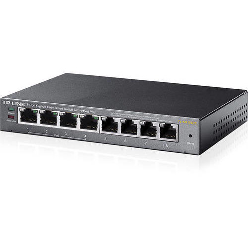 Tp-Link Tl-Sg108pe Easy Smart 8 Port Gigabites (4 Port Poe) Switch Sg108pe