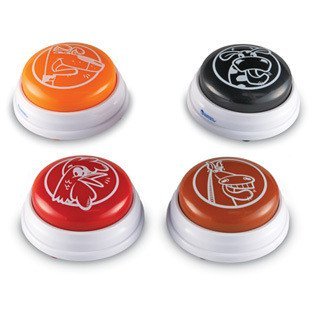 Sonerii pentru raspuns - animale - set 4 buc