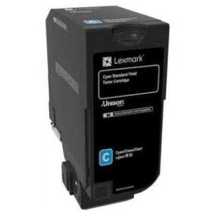 LEXMARK 74C20CE TONER CARTRIDGE CYAN