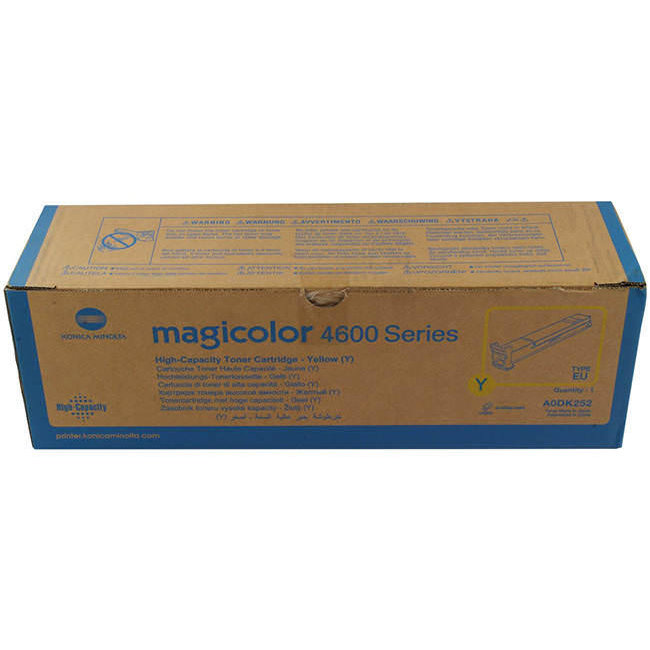 Toner Konica Minolta | 8000 pag | Yellow | Magicolor 4650/4690/4695