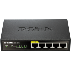 D-Link Switch Desktop 5 Porturi Fast Ethernet Poe, 1 Poe Port Max. 15.4 W