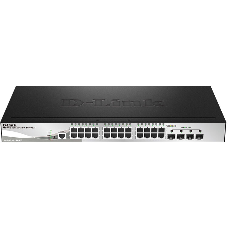 D-Link 28-Port Gigabit Stackable Smart Managed Switch including 4 10G SFP+