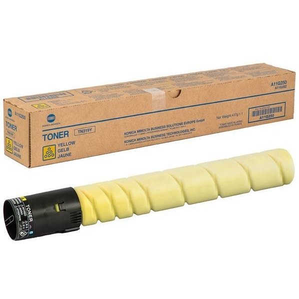 Toner Konica Minolta TN-321 Y | 25000 pag | Yellow | Bizhub C224/284/364