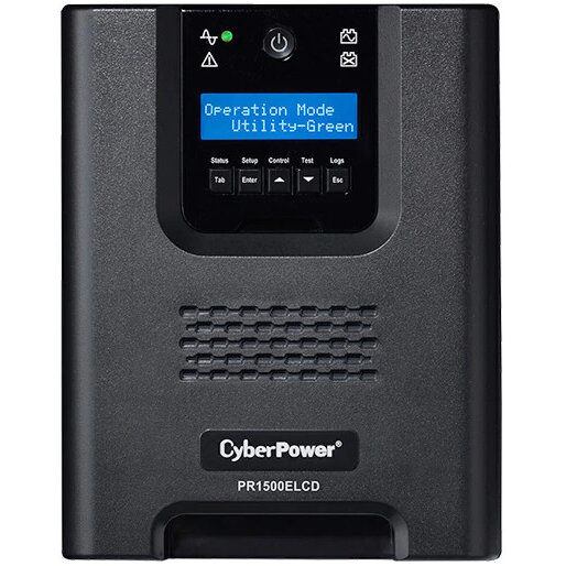 UPS Cyber Power PR1500ELCD, Mini tower, 1500 VA, 1350 W, AVR, LCD Display, USB