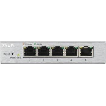 Zyxel Gs1200-5, 5-Port Gbe Web Smart Metal Switch, Fanless