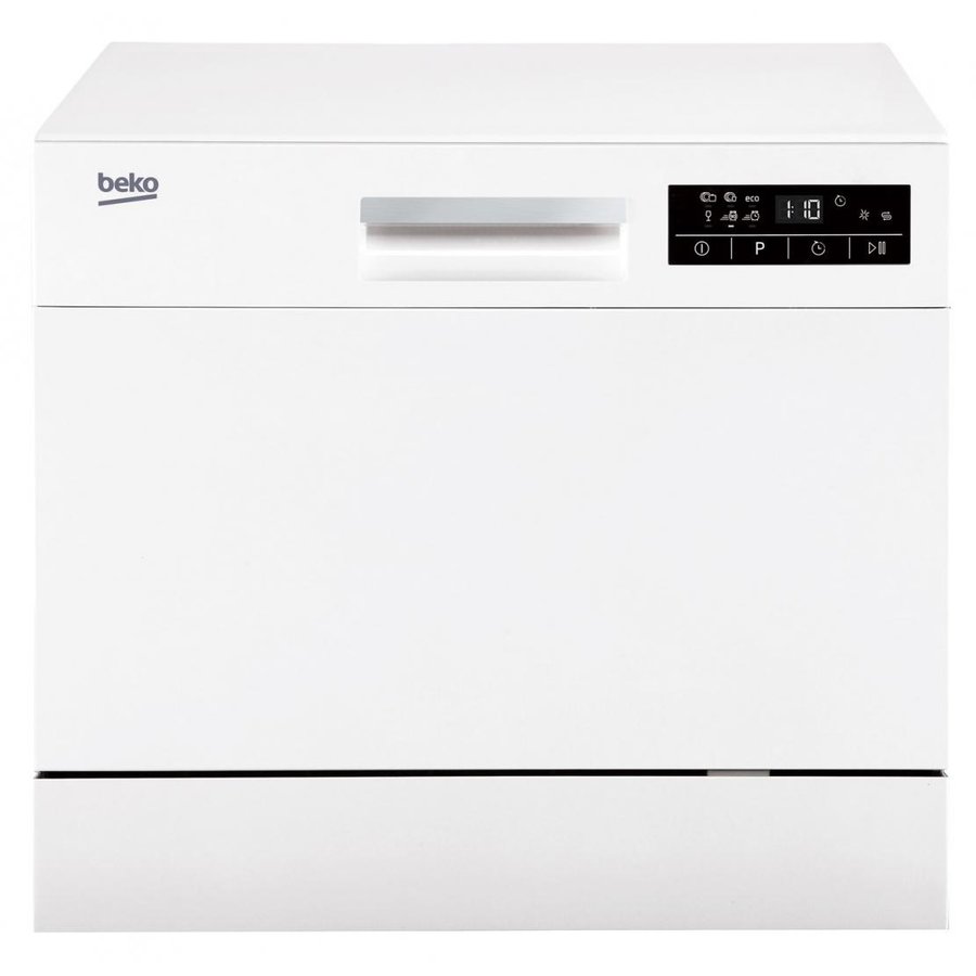 Masina de spalat vase Beko DTC36610W, capacitate 6 seturi, 6 programe, 55 cm, Alb