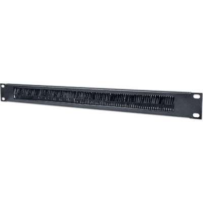 Panou Intrare Cabluri Intellinet, 1u Pentru Rack 19, Vopsea Antistatic, Otel 1.5mm, Perii Ghidaj 712767
