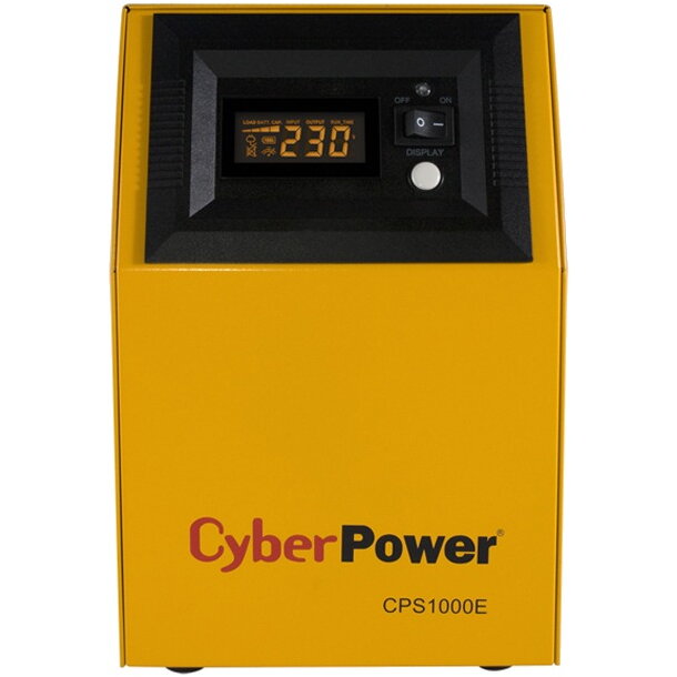 UPS  CYBER POWER EPS series  700W (1000VA), pentru centrale termice, DC imput 12V, AVR, LCD, Sinusoida pura, Schuko (2), CPS1000E