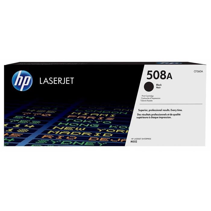 Toner Original HP BLACK NR.508A pentru LASERJET M552DN, 6K, CF360A