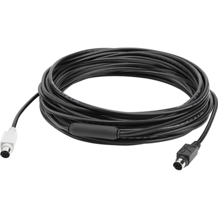 Extensie Cablu Camere Web Logitech Mini-Din Male La Mini-Din Male 10m Negru