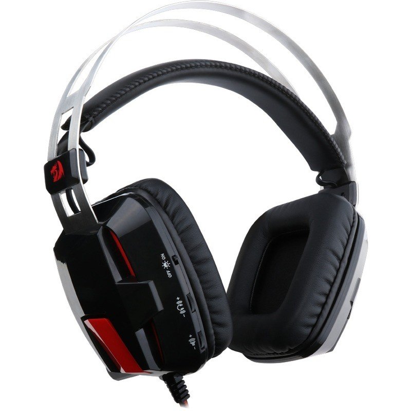 Casti Redragon Lagopasmutus2 Black, microfon