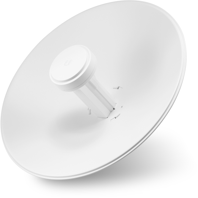 Ubiquiti PowerBeam M 18dBi 2.4GHz 802.11n MIMO 2x2 TDMA, 64MB RAM, PoE