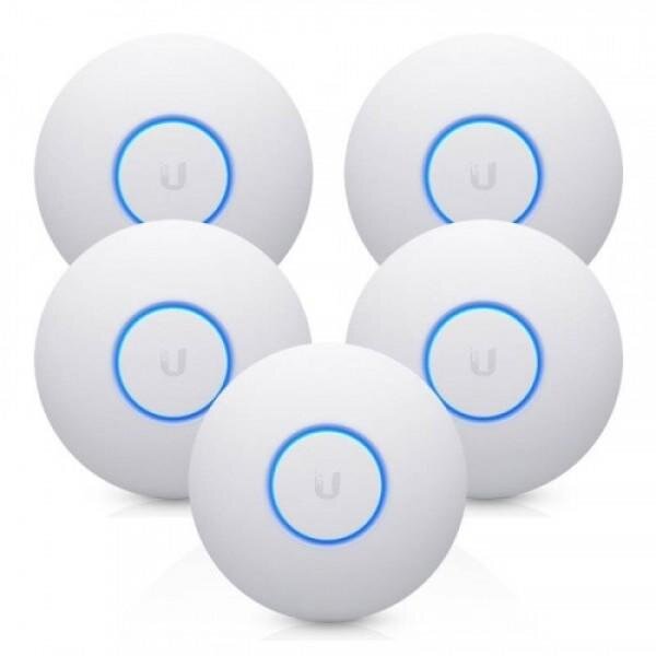 Ubiquiti UniFi UAP Nano HD 2.4GHz/5GHz, 802.11ac Wave2, 1xGbE, 802.3af PoE-5Pack