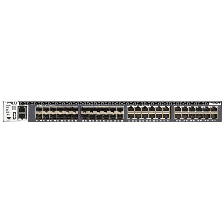 Netgear M4300-24X24F MANAGED SWITCH Stackable 24x10G and 24xSFP+ (XSM4348S)