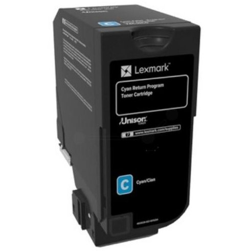 LEXMARK 74C2SCE TONER CARTRIDGE CYAN