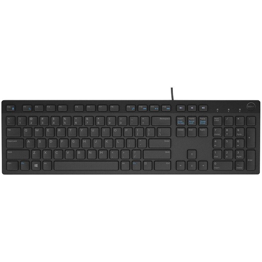 Dell Multimedia Keyboard-KB216 - US International (QWERTY) - Black (RTL BOX)