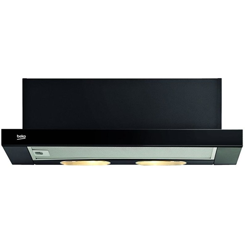 Hota de bucatarie incorporabila Beko CTB6250B , 1 motor 140W, capacitate max. de absorbtie 420 (m3/h), 3 trepte de viteza